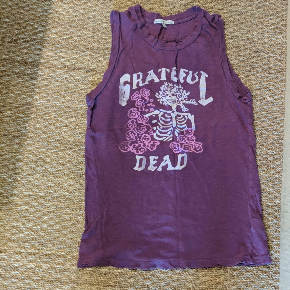 Destressed Grateful Dead Muscle Tank
